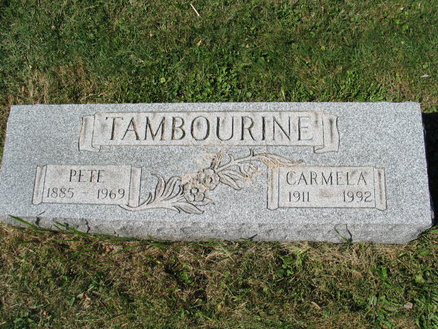 Pete and Carmela Tambourine